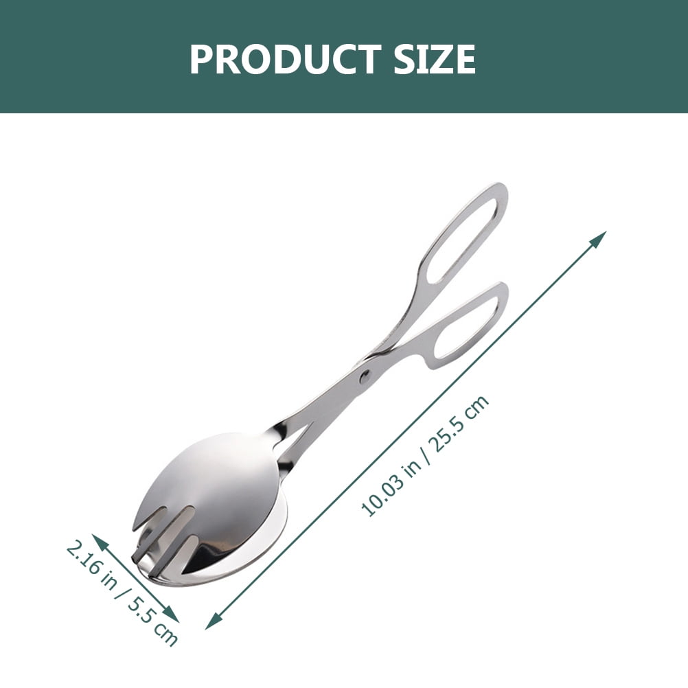 Toasters Salad Tongs Grilling Tongs Sandwich Toaster Fried Food Clip Salad Holder Metal Mini Stainless Steel