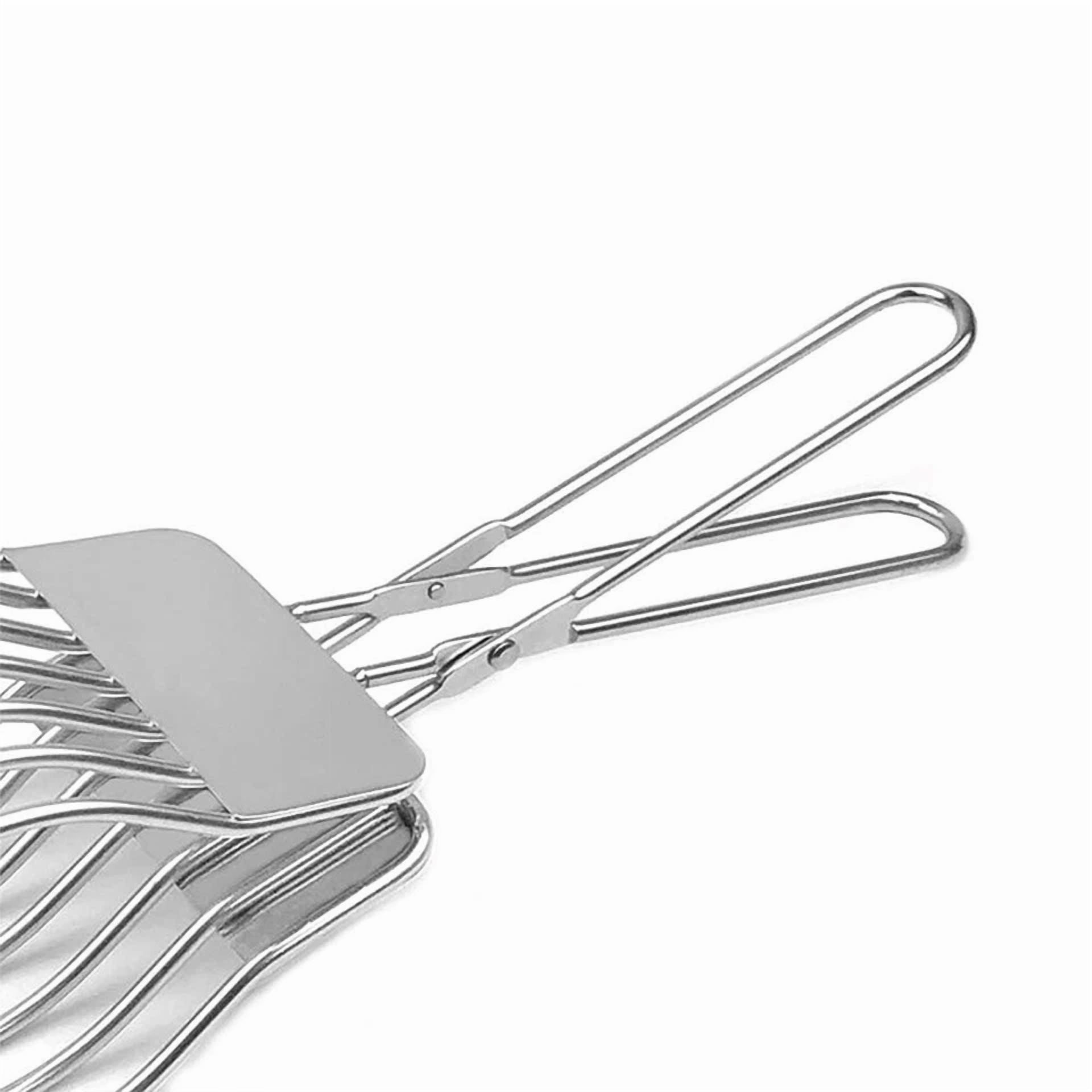 Meat Bread Slicing Tongs Stainless Steel Adjustable Meat Roast Beef Cutting Tong