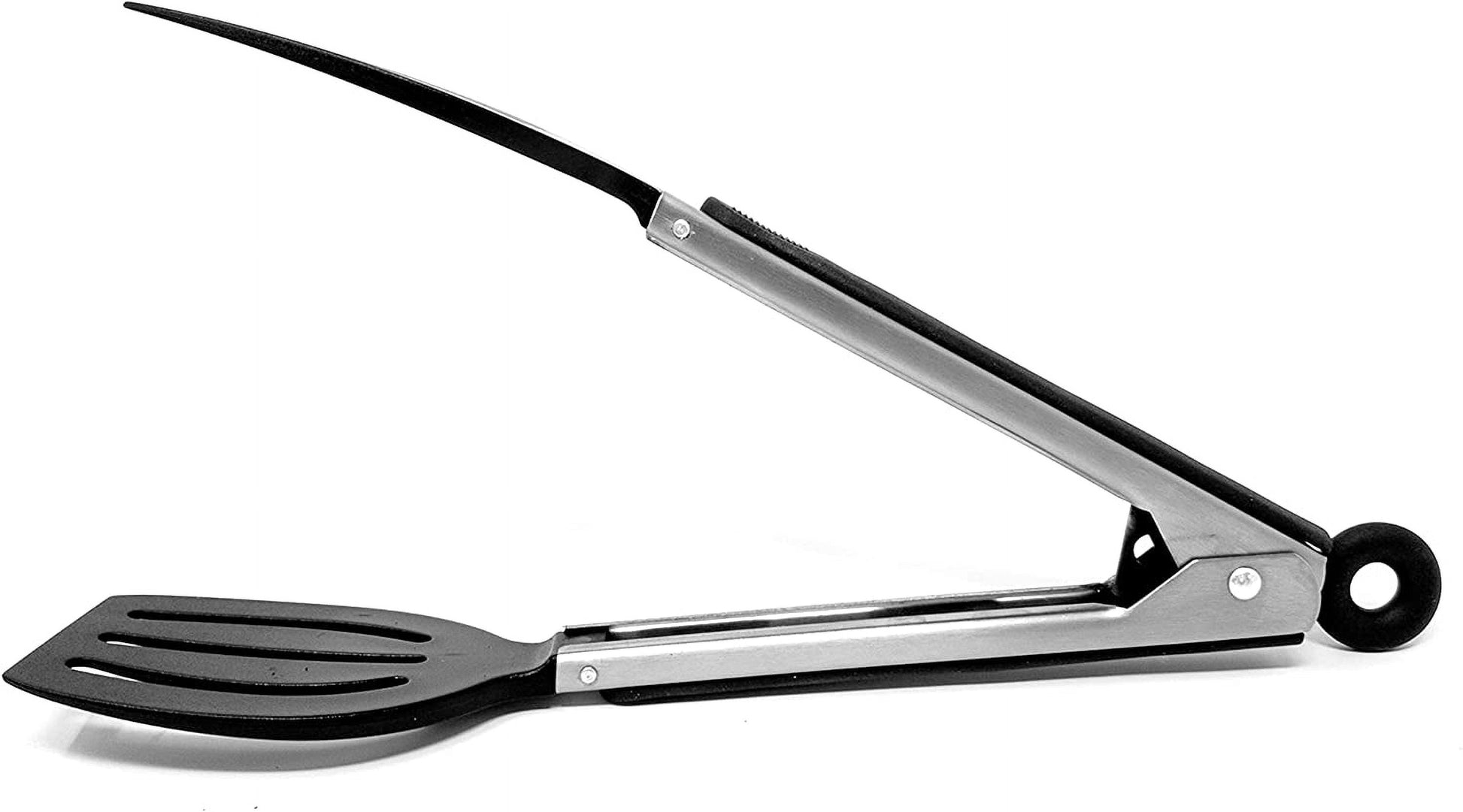 Norpro Grip-EZ 9 Inch Locking Spatula Tong, Shown