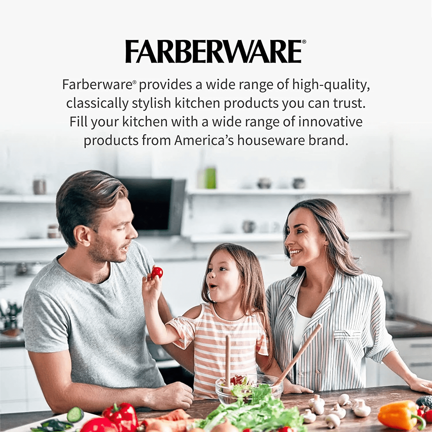 Farberware Professional Stainless Steel 7-Inch Flex Grip Multi-Use Serving Food Tongs