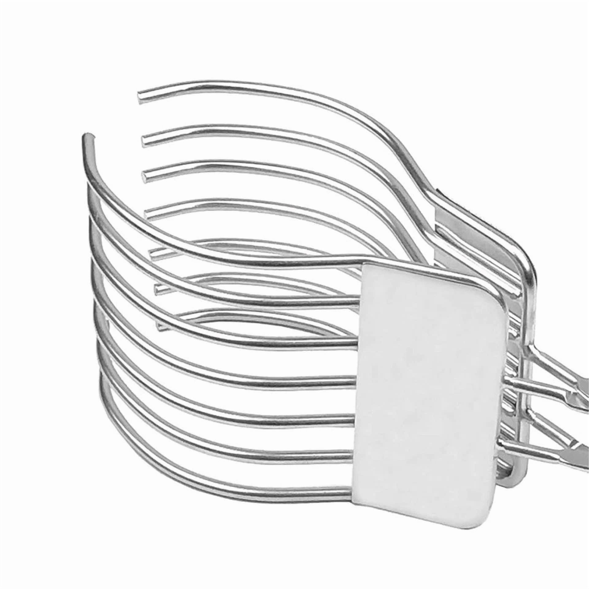 Stainless Steel Roast Beef Cutting Tongs Meat Bread Slicing Tong Onion Tomato
