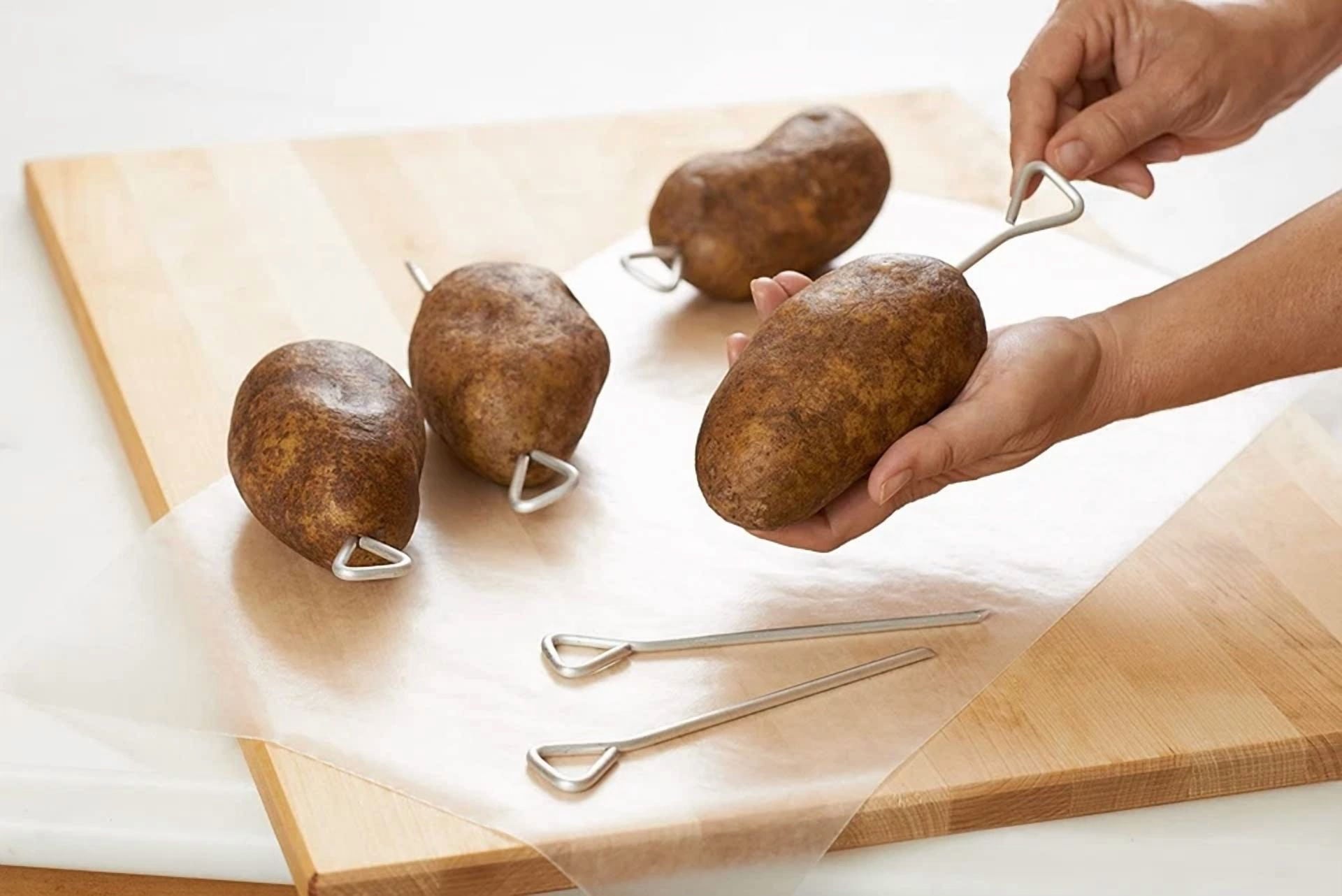 Fox Run Set Of 6 Aluminum Potato Bake Rods, 6 Inches