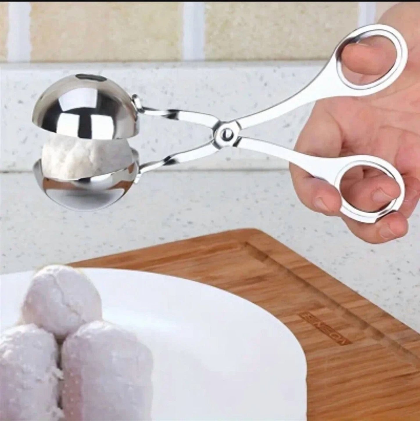 Meatball Maker Tool Clip Newbie Non Stick Spoon Shaper Cooking Free Shipping