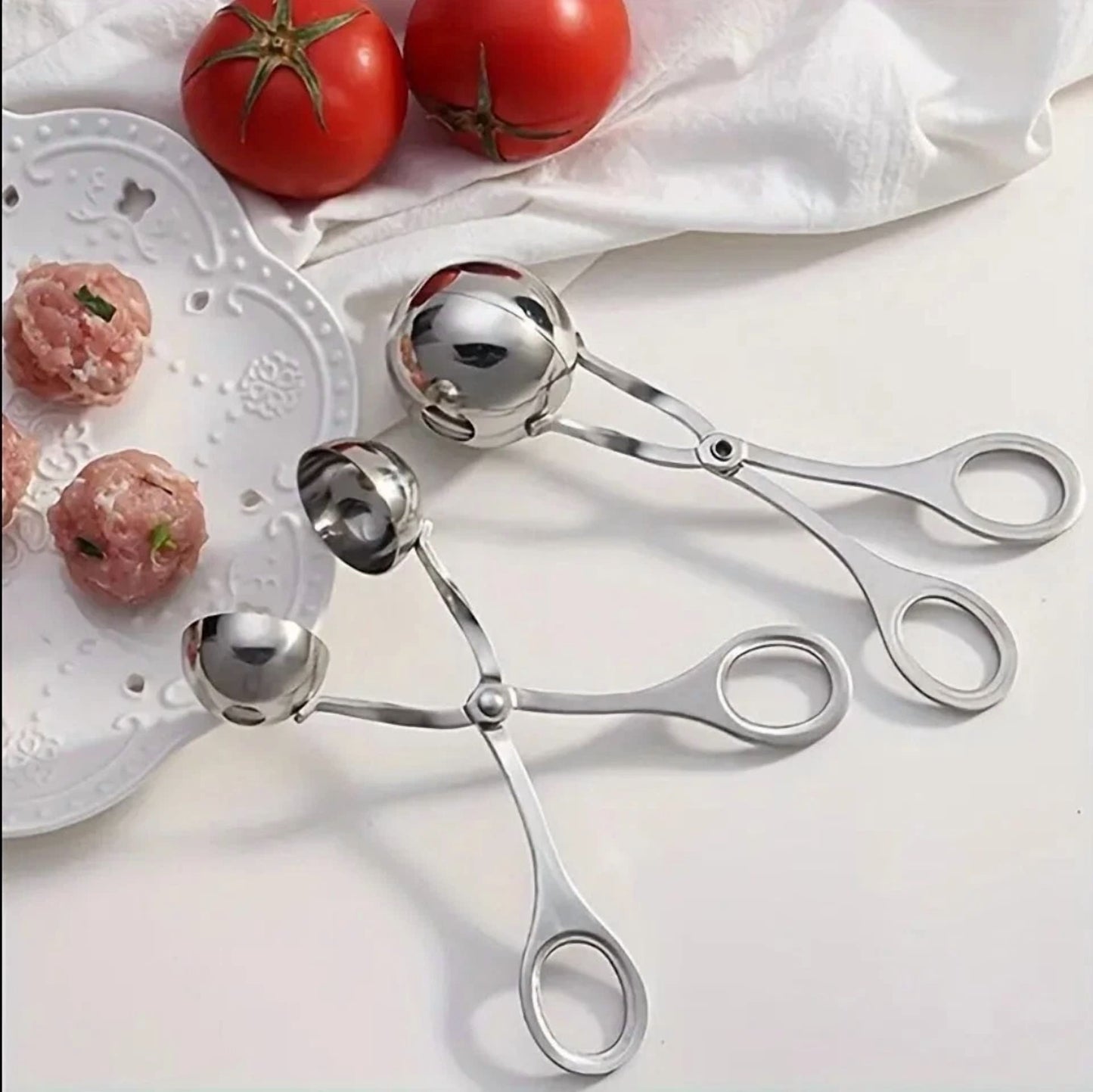 Meatball Maker Tool Clip Newbie Non Stick Spoon Shaper Cooking Free Shipping