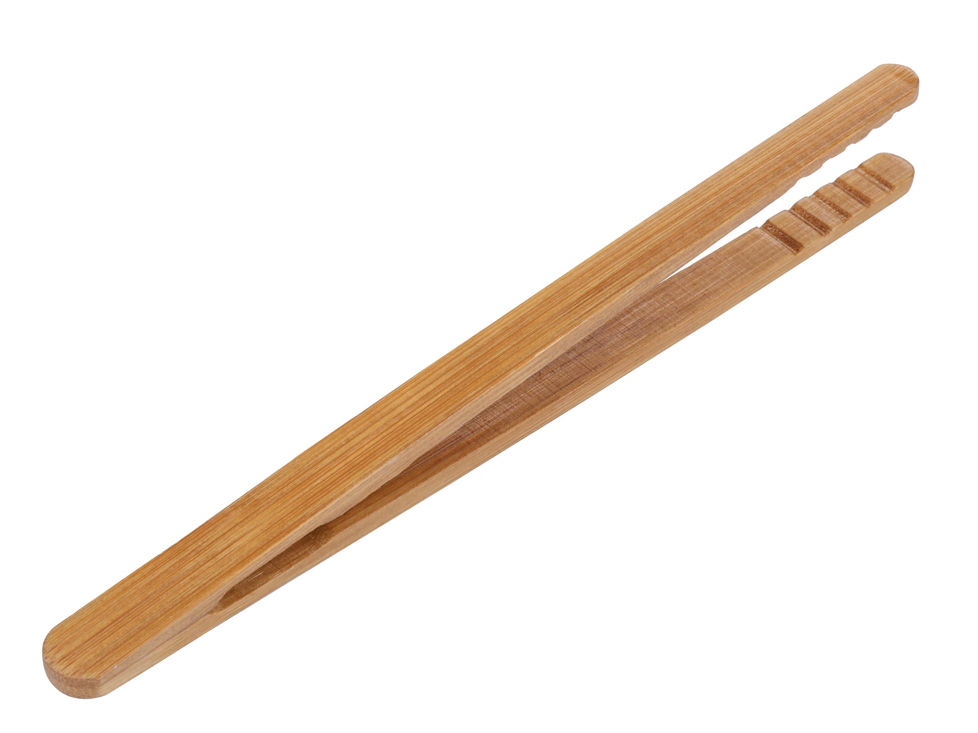 Toast Tongs Bamboo 7 Inch Set of 4 Wooden Tongs for Toaster Small Cooking Tongs Heat Resistant Natural Kitchen Utensils for Toast Bacon Pickles Bagels Bread Serving