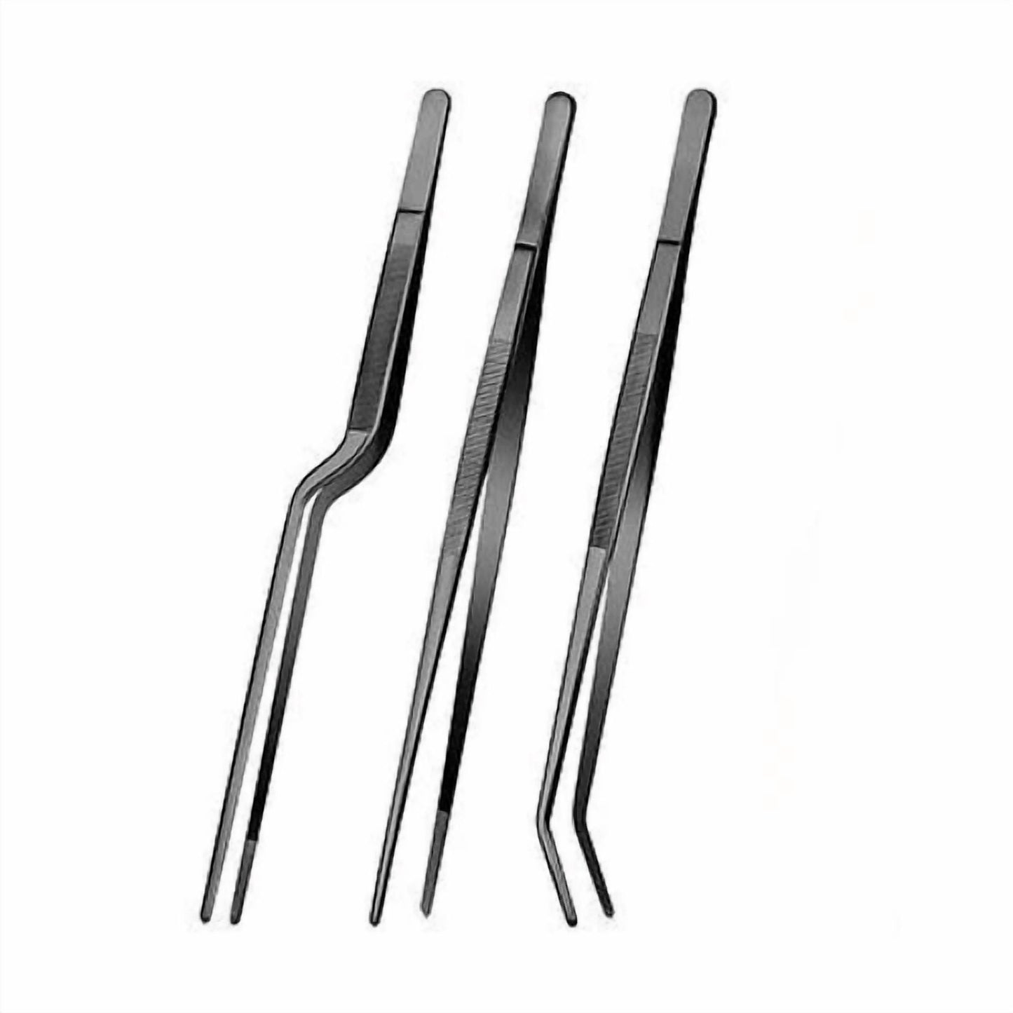 3Pcs Fine Cooking Tweezers Set,Professional Stainless Steel Food Tongs,Kitchen