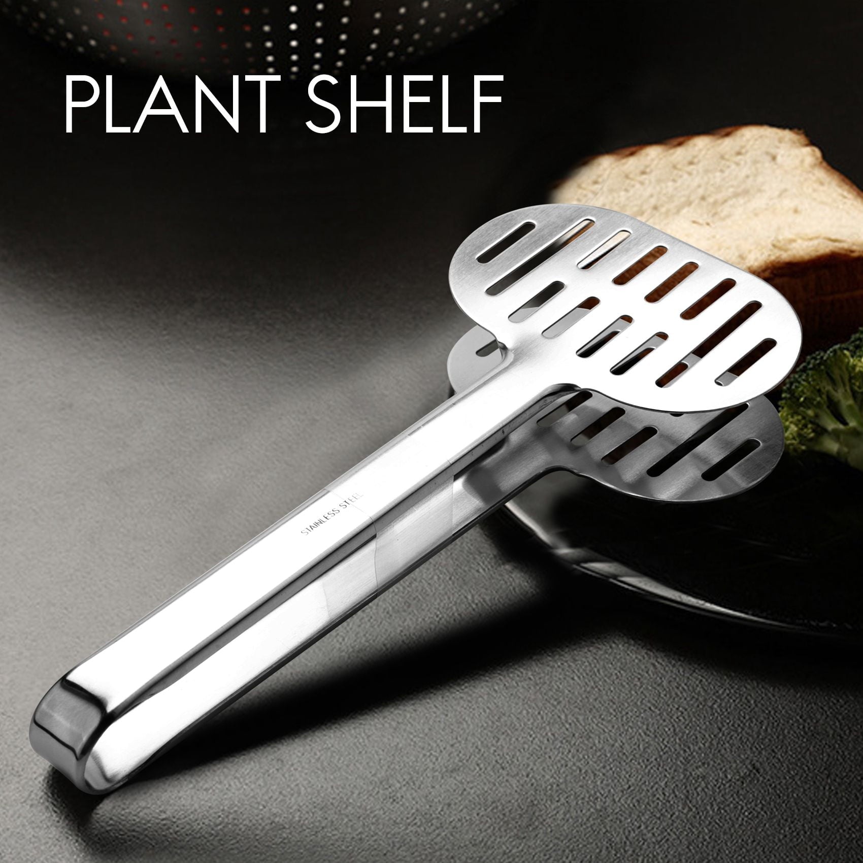 TONAIN Stainless Steel Turner Food Tongs