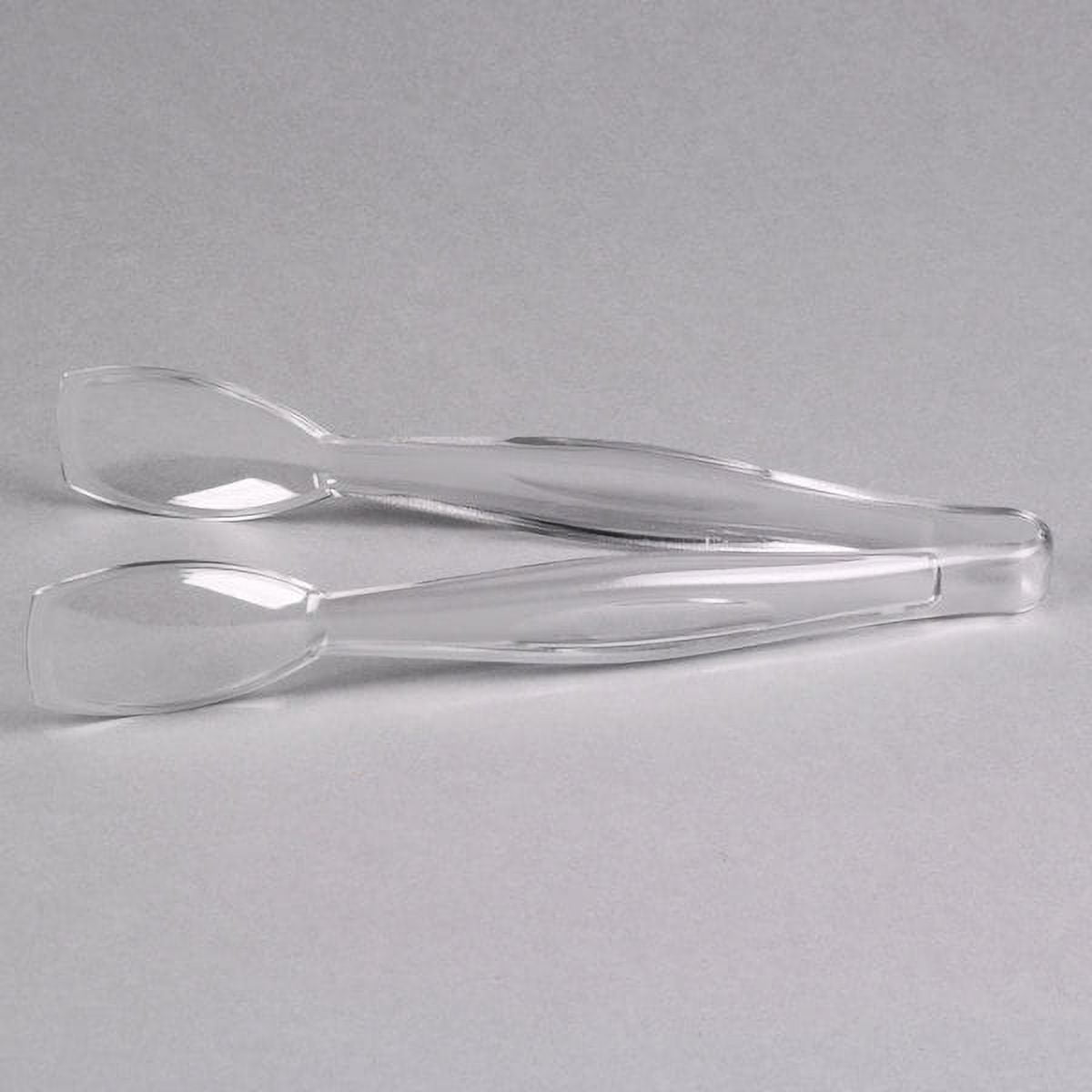 Cambro TGG9135 Lugano 9" Clear Easy-Grasp Plastic Tongs