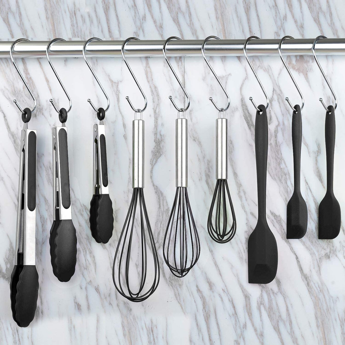 Hot Target Set of 9 Tongs - Black