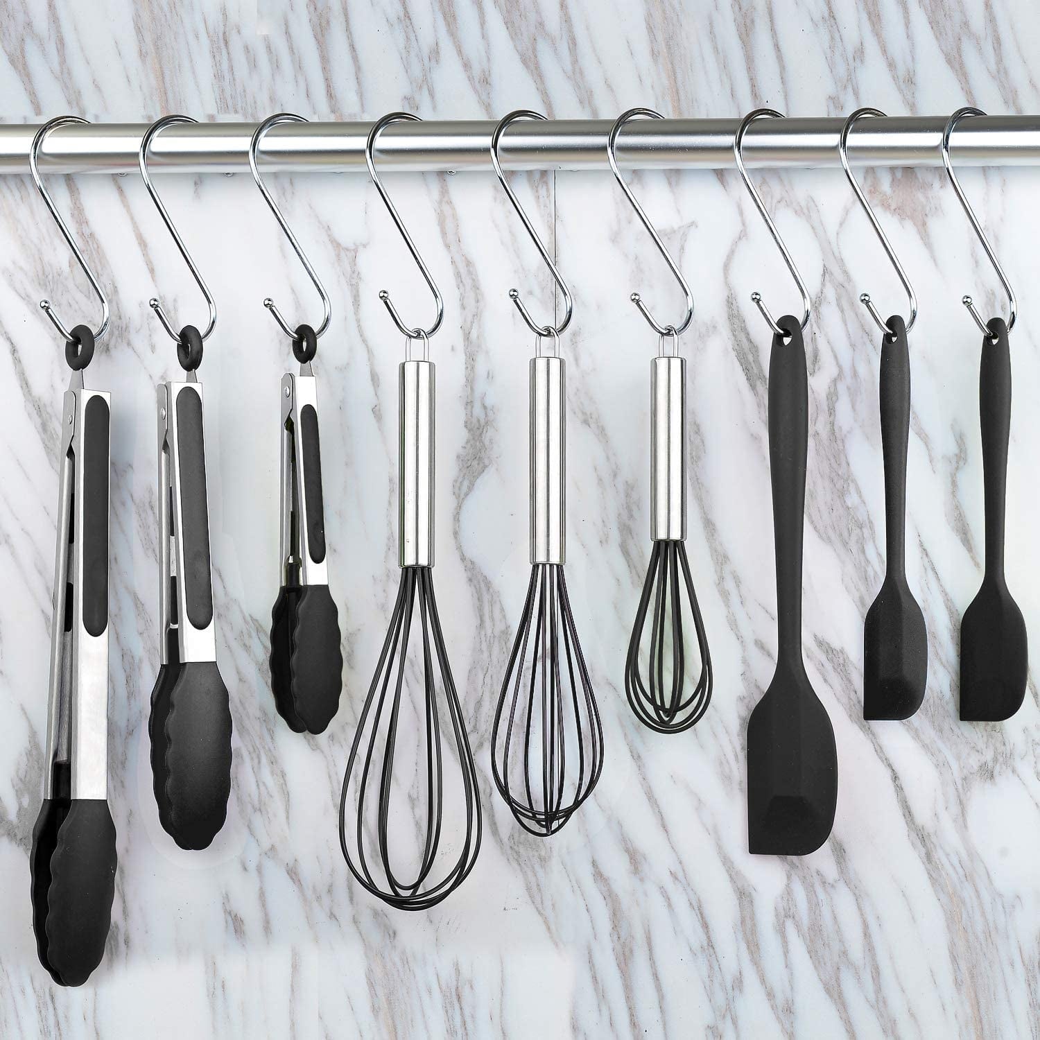 Hot Target Set of 9 Tongs - Black