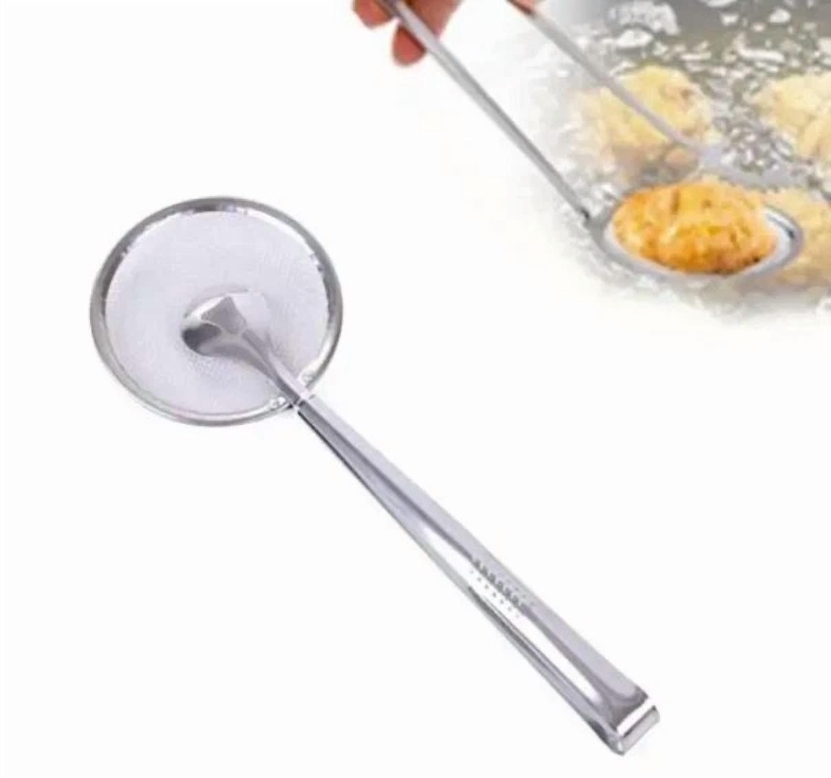 Kitchen Frying Tongs Clamp Meat Turner Fish Flipper Egg Roll Dumpling Chicken
