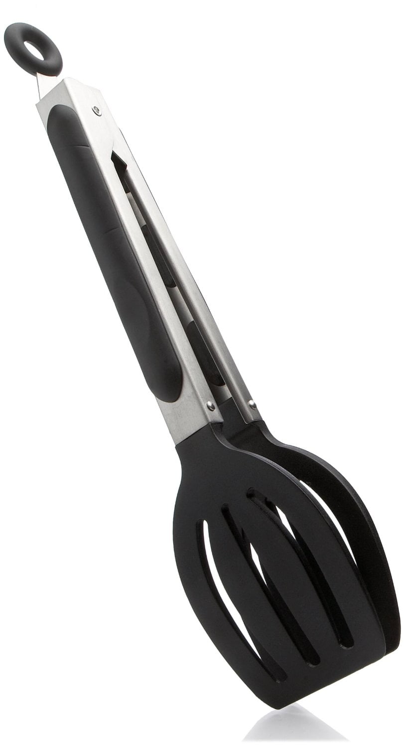 Norpro Grip-EZ 9 Inch Locking Spatula Tong, Shown