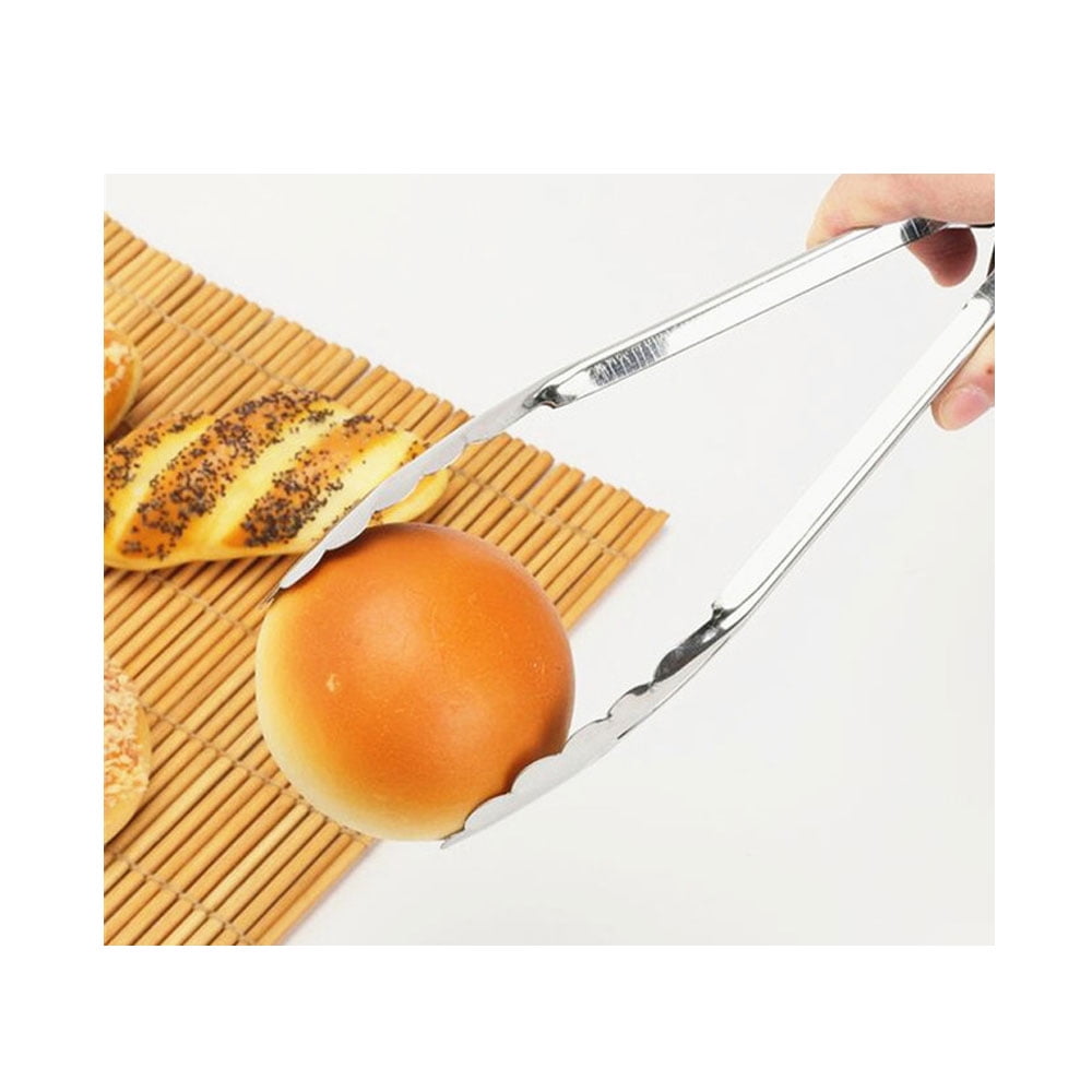 2 Kitchen Stainless Steel Tong 12" 14" Set Food BBQ Salad Grill Serving Utility