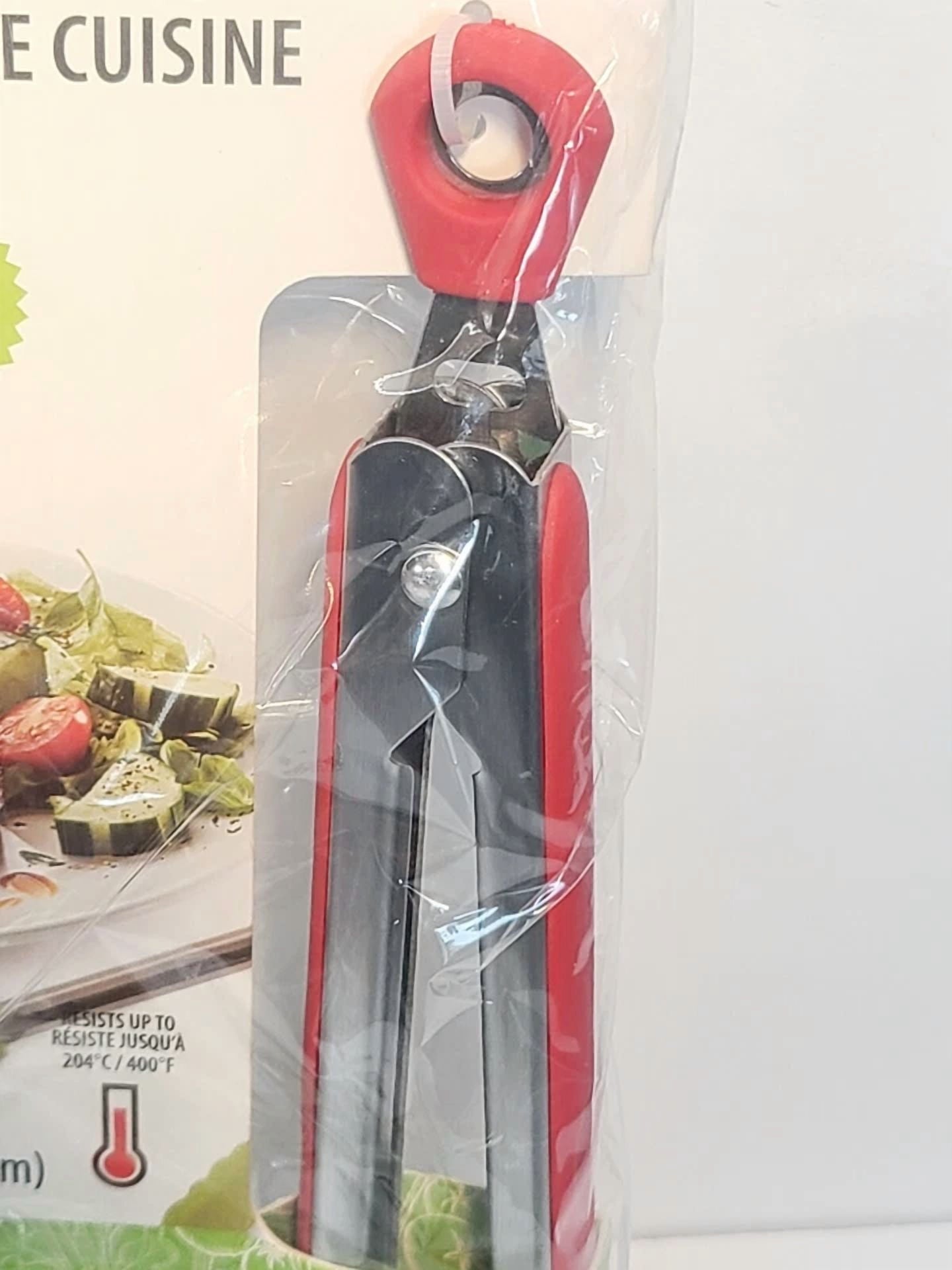 1 Pcs Premium Stainless Steel Kitchen Tongs - Heat Resistant Cooking Tongs Assor