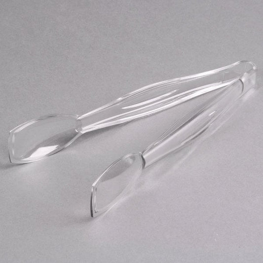 Cambro TGG9135 Lugano 9" Clear Easy-Grasp Plastic Tongs
