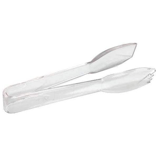 Crestware Tong,Clear,9 in. L,Plastic PCT9CL