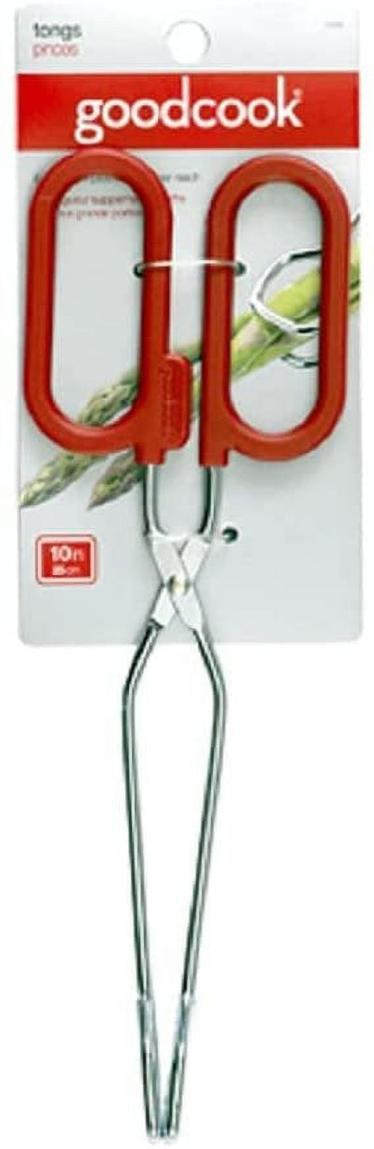 Kitchen Tongs SS RED 10"