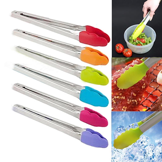 LIMEI Non-Stick 6.7" Stainless Steel Kitchen Tong