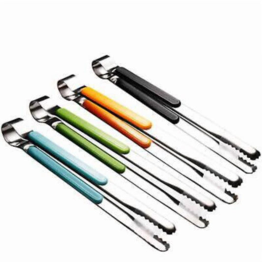 Opal-4Pcs Stainless Steel Kitchen Tongs Serving Tongs For Cooking 10"Metal Food Tongs