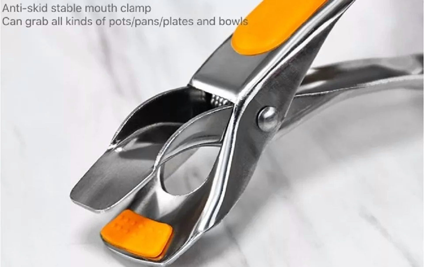Opal-Stainless Steel Anti-Scald Plate Gripper Clamp –Kitchen Tongs Bowl Lifter Holder