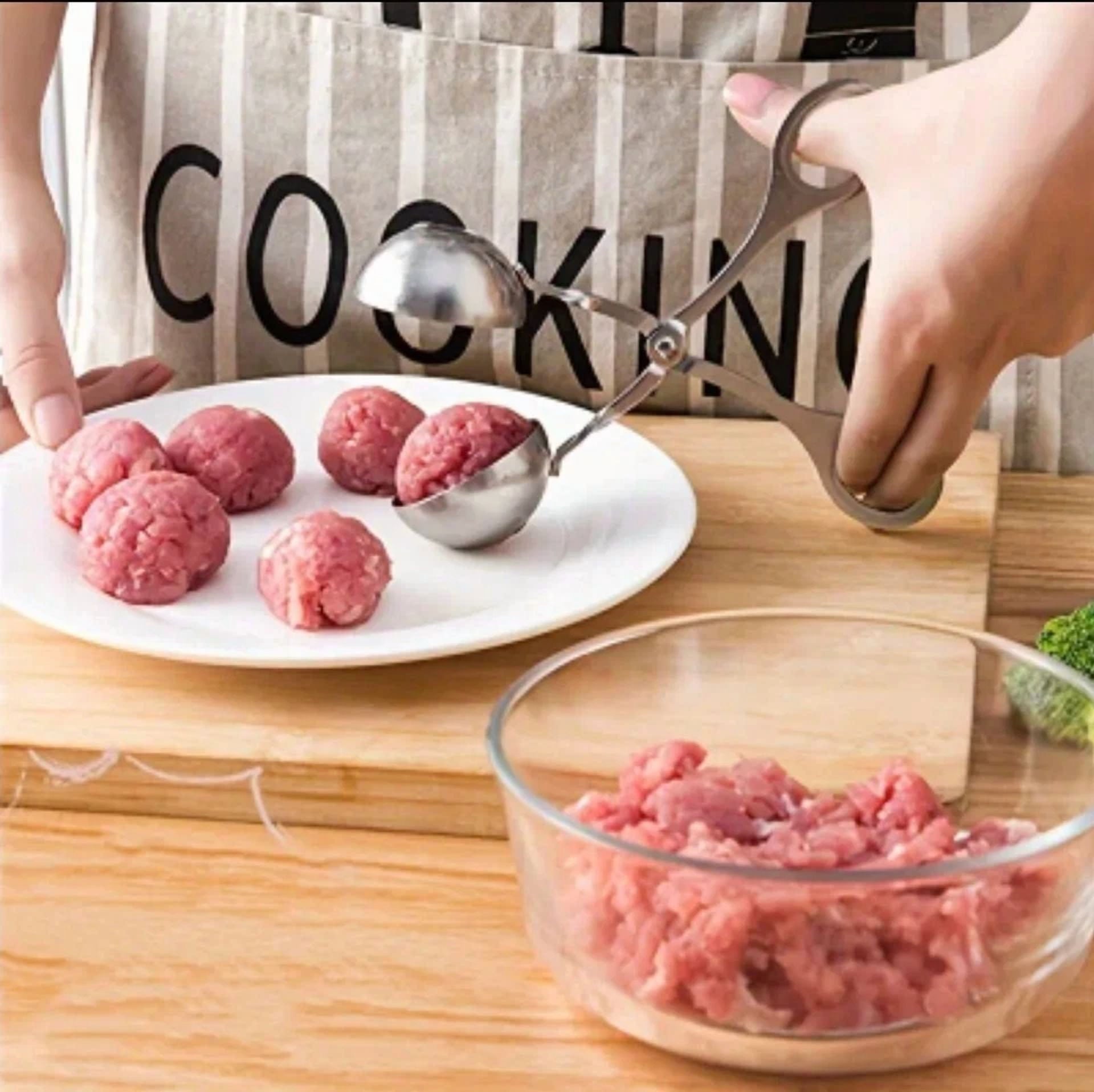 Meatball Maker Tool Clip Newbie Non Stick Spoon Shaper Cooking Free Shipping