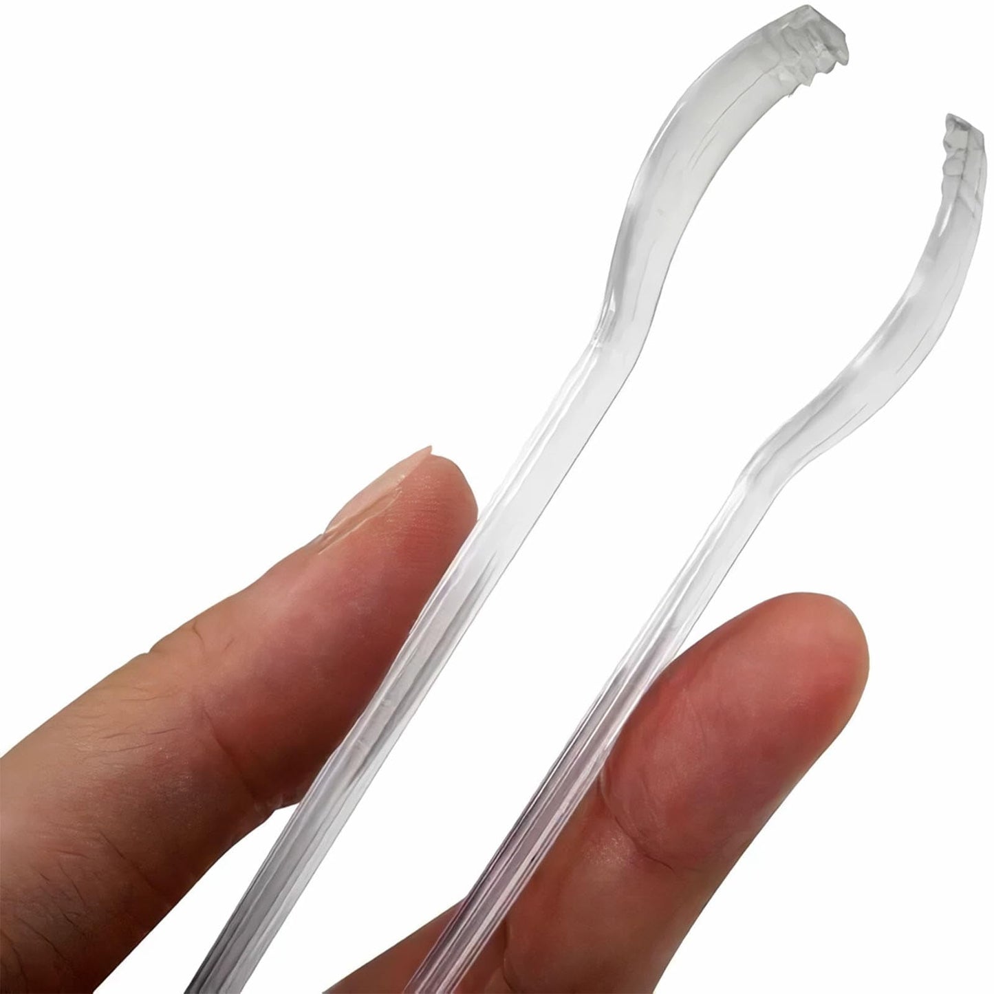 Unique Mini Plastic Tongs, Standard, Transparent