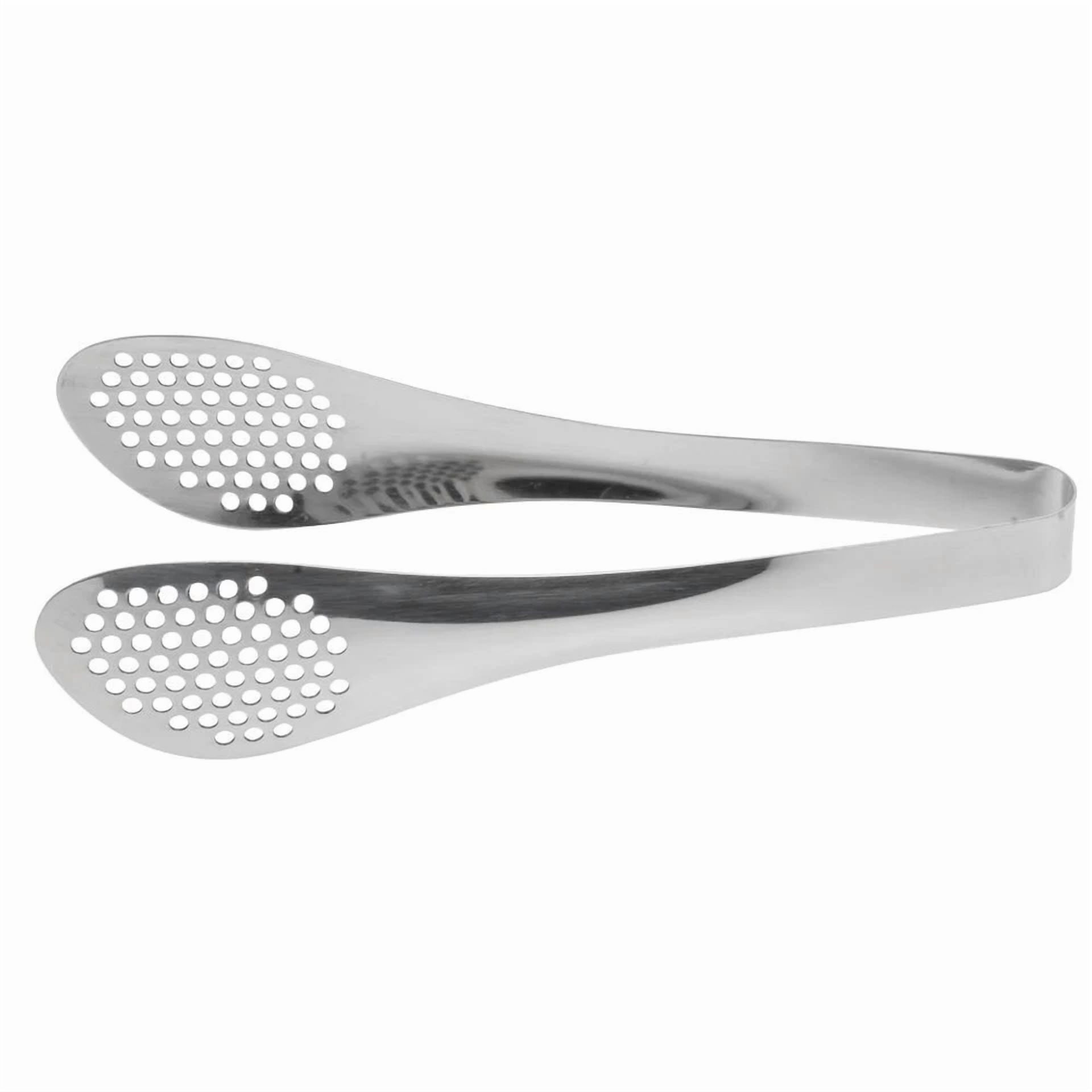 Hubert® Perforated Utility Tong Stainless Steel - 8 1/2"L