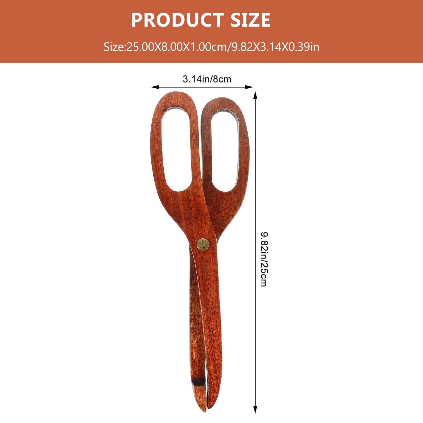 Buffet Tong Toaster Tong Multi-functional Food Tong Non-Stick Food Tong Reusable Wood Cooking Tong