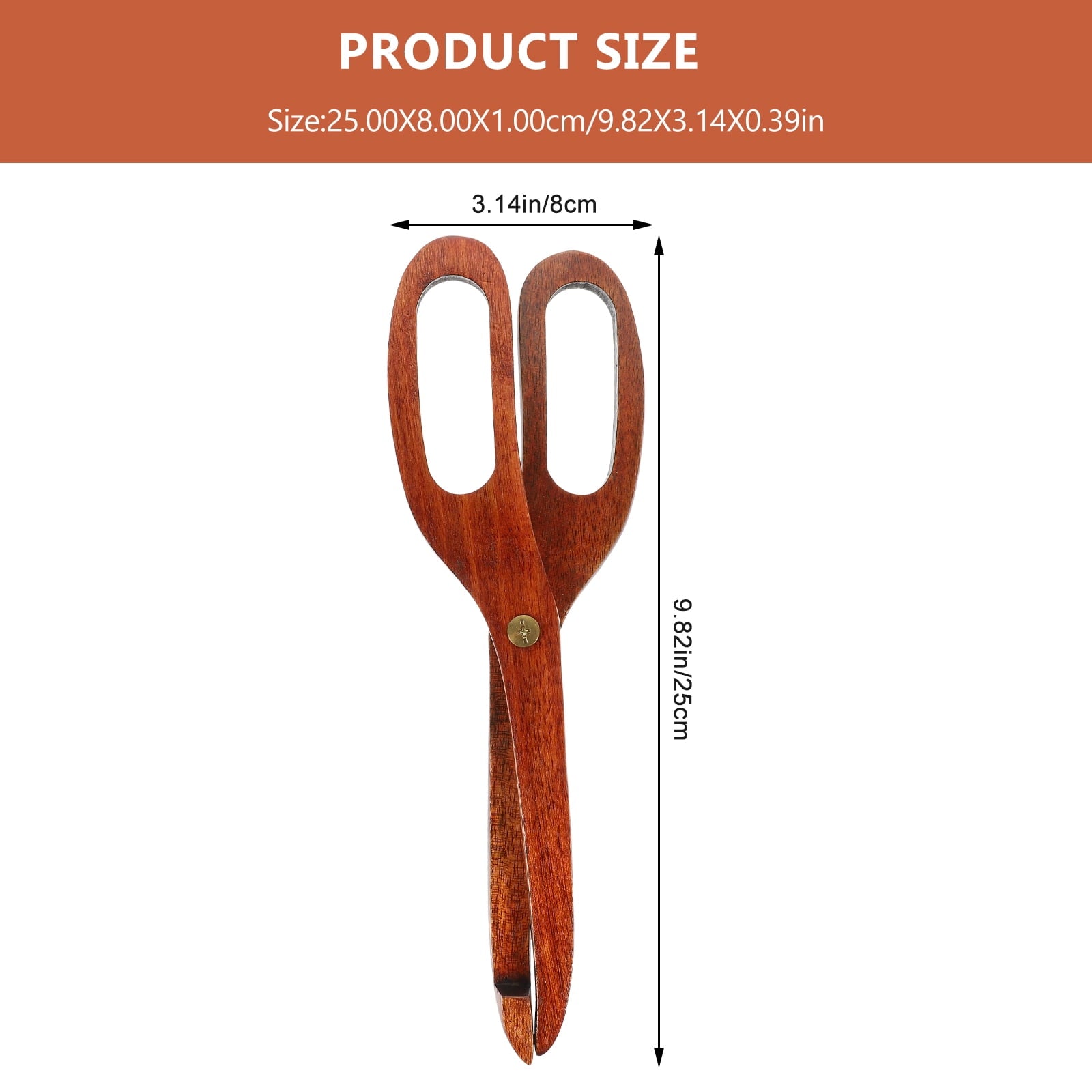 Buffet Tong Toaster Tong Multi-functional Food Tong Non-Stick Food Tong Reusable Wood Cooking Tong