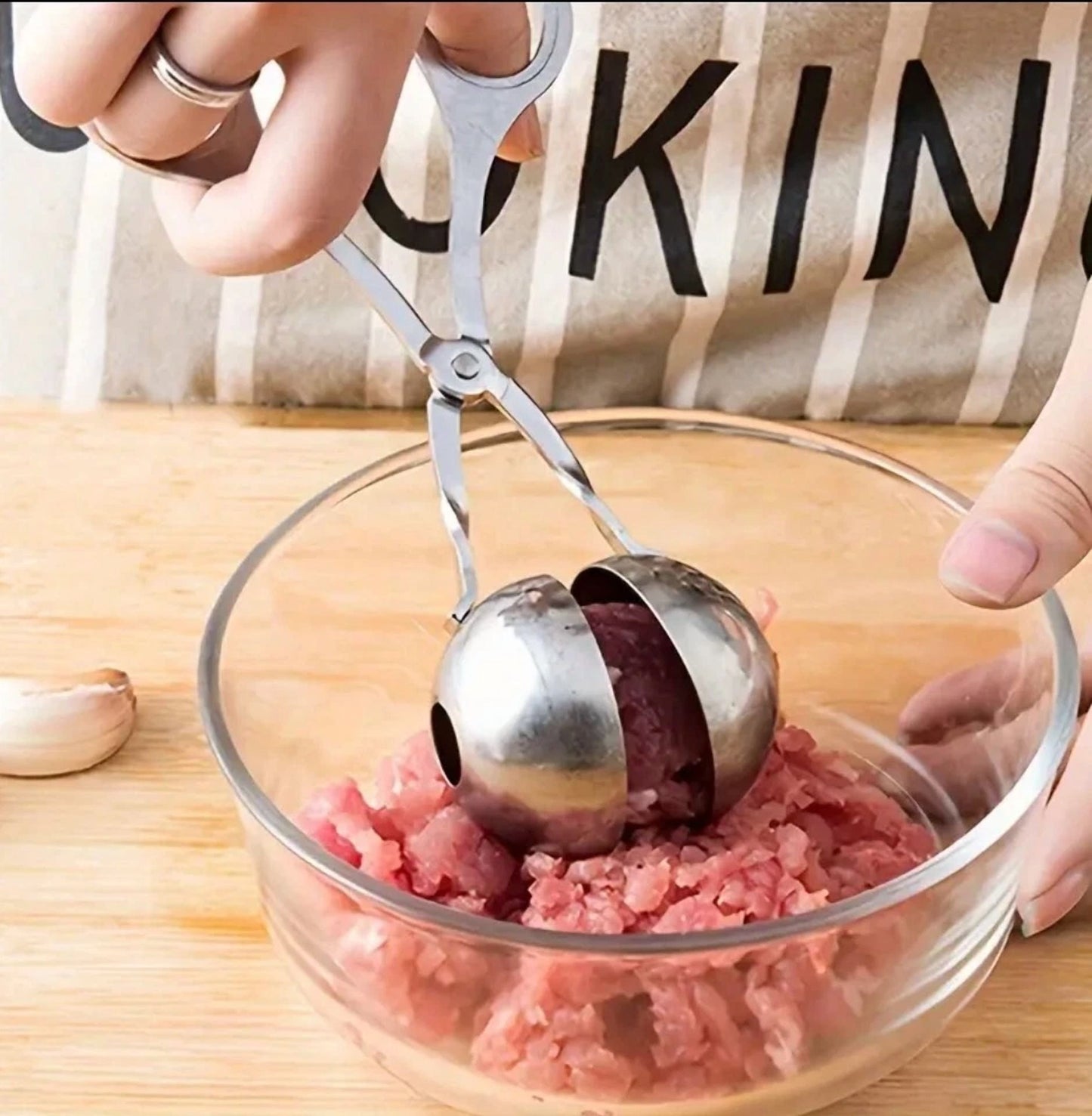 Meatball Maker Tool Clip Newbie Non Stick Spoon Shaper Cooking Free Shipping