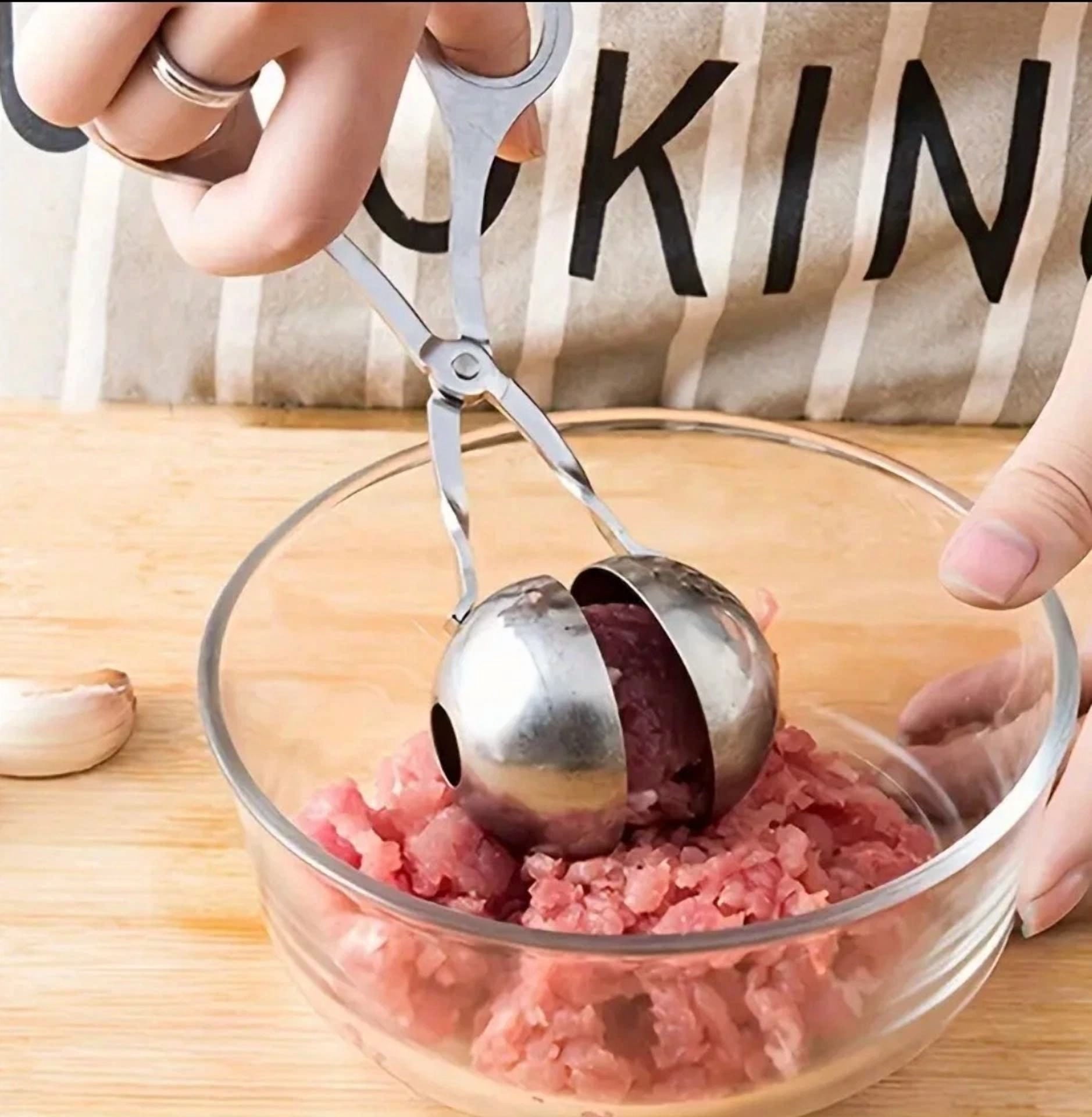 Meatball Maker Tool Clip Newbie Non Stick Spoon Shaper Cooking Free Shipping