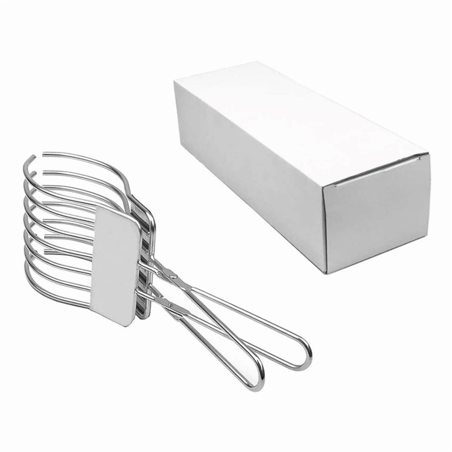 Meat Bread Slicing Tongs Stainless Steel Adjustable Meat Roast Beef Cutting Tong