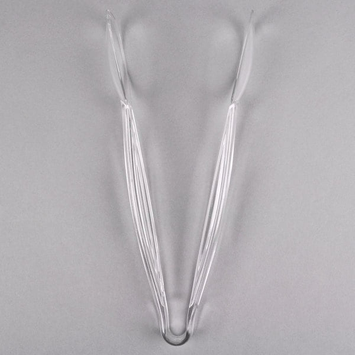 Cambro TGG9135 Lugano 9" Clear Easy-Grasp Plastic Tongs