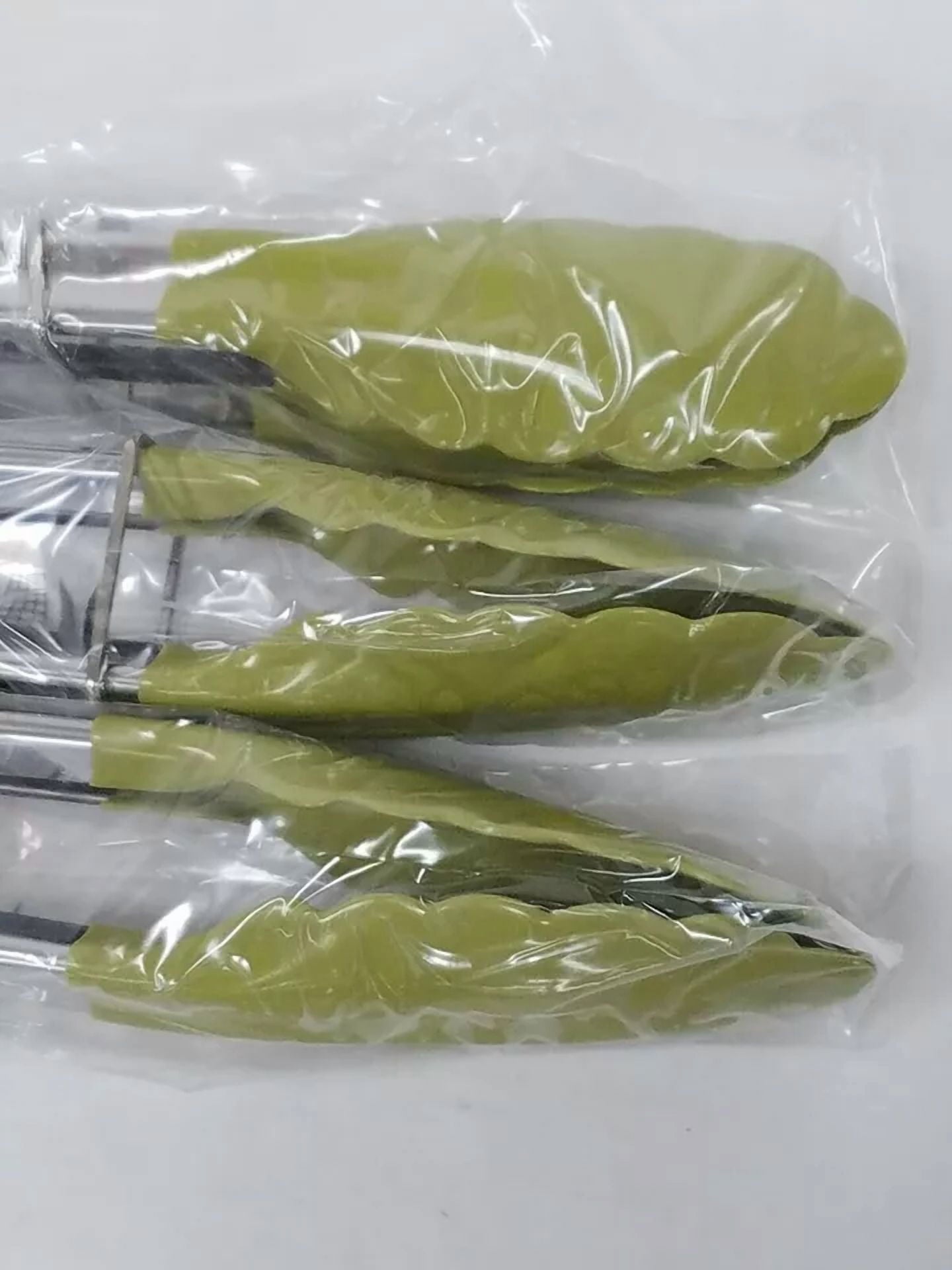 Tidy Kit 16 Inch Kitchen Tongs Lot Of 3 Green Delta Airlines New