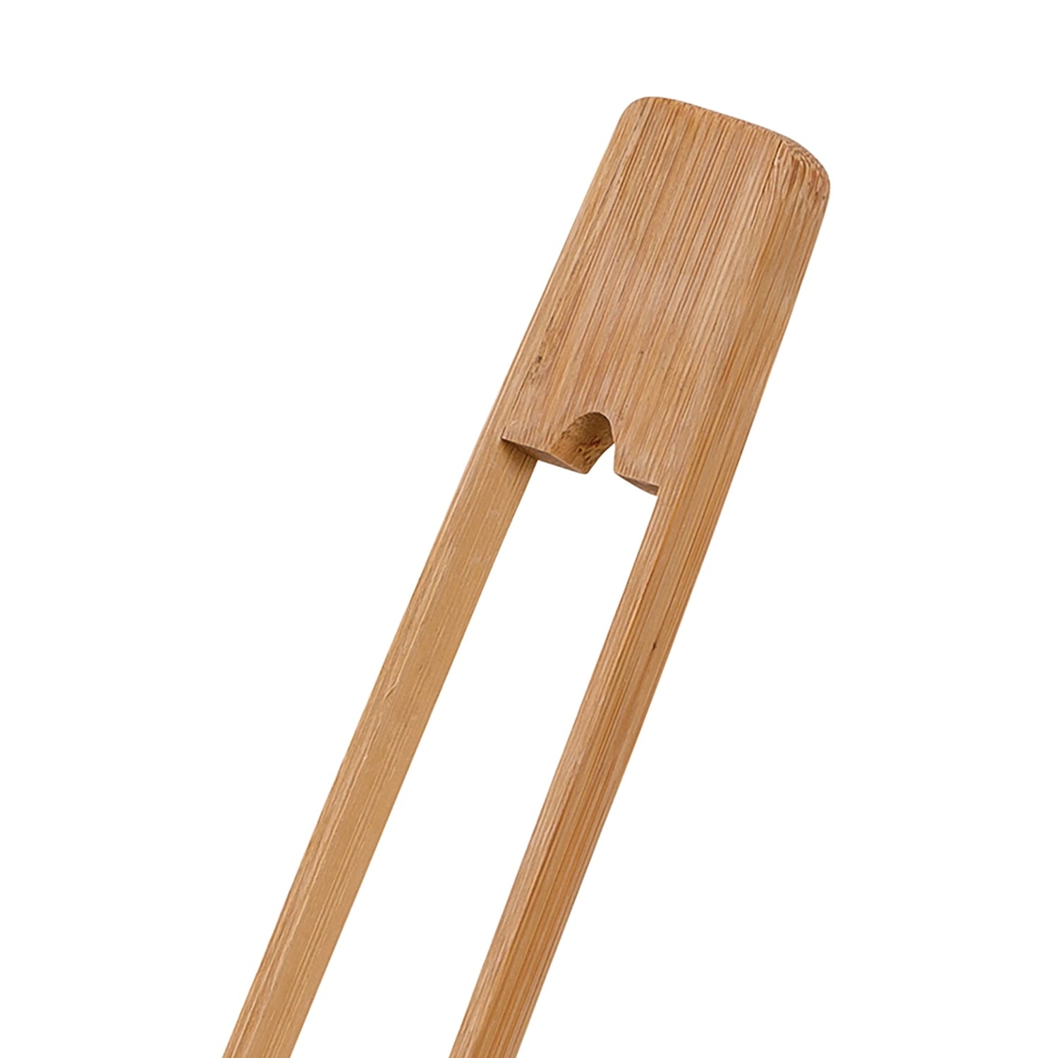 Joyce Chen J33-2047 Burnished Bamboo Tongs with Serrated Teeth, 11-In.